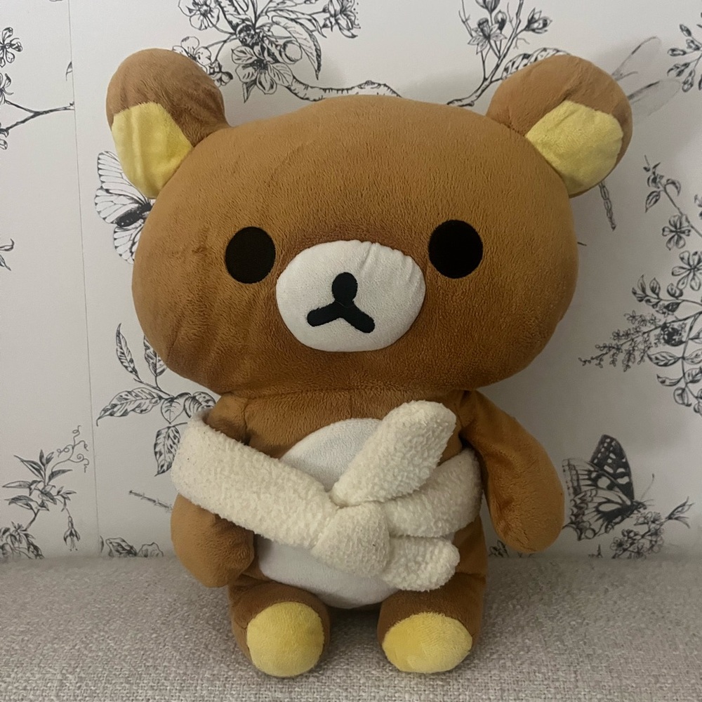 Rilakkuma Brown and Cream Bear Plush Toy
